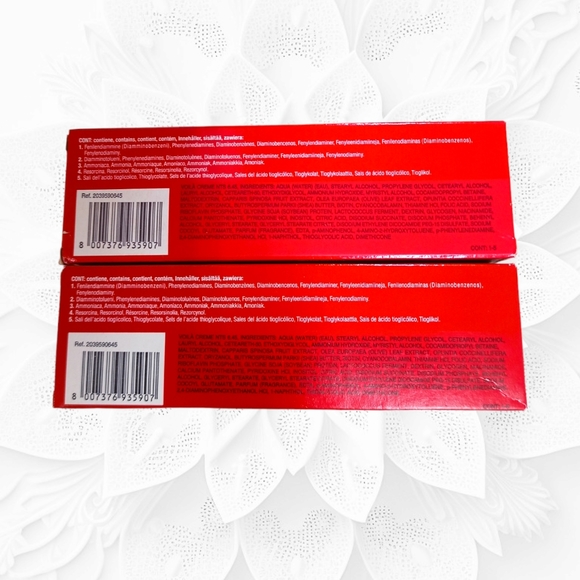 Intercosmo Voilà Professional 2 x Permanent Hair Color Copper Mahogany Blonde - Picture 5 of 16